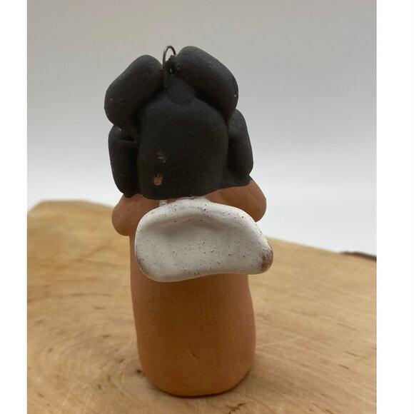 Vintage Native American Navajo Storyteller Clay Pottery Christmas Ornament - Picture 2 of 5